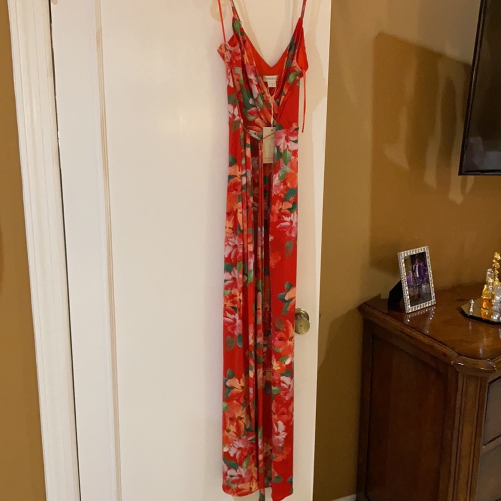 Monsoon Floral Print Maxi Dress